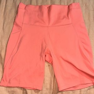 Coral bike shorts
